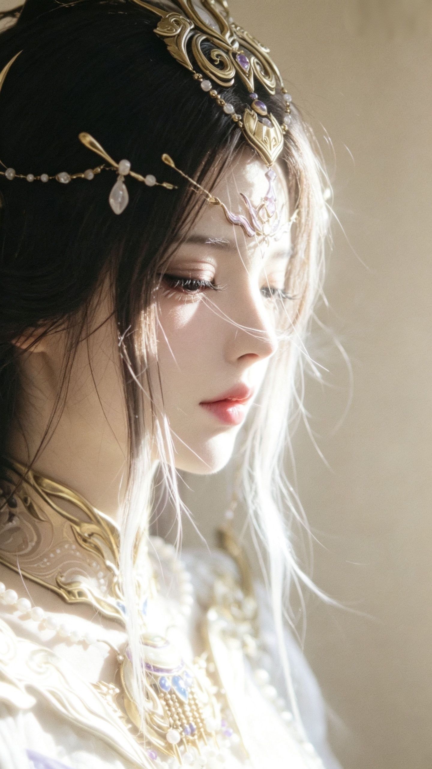 永劫无间 甘璇侧颜壁纸 手机锁屏封面 唯美女孩