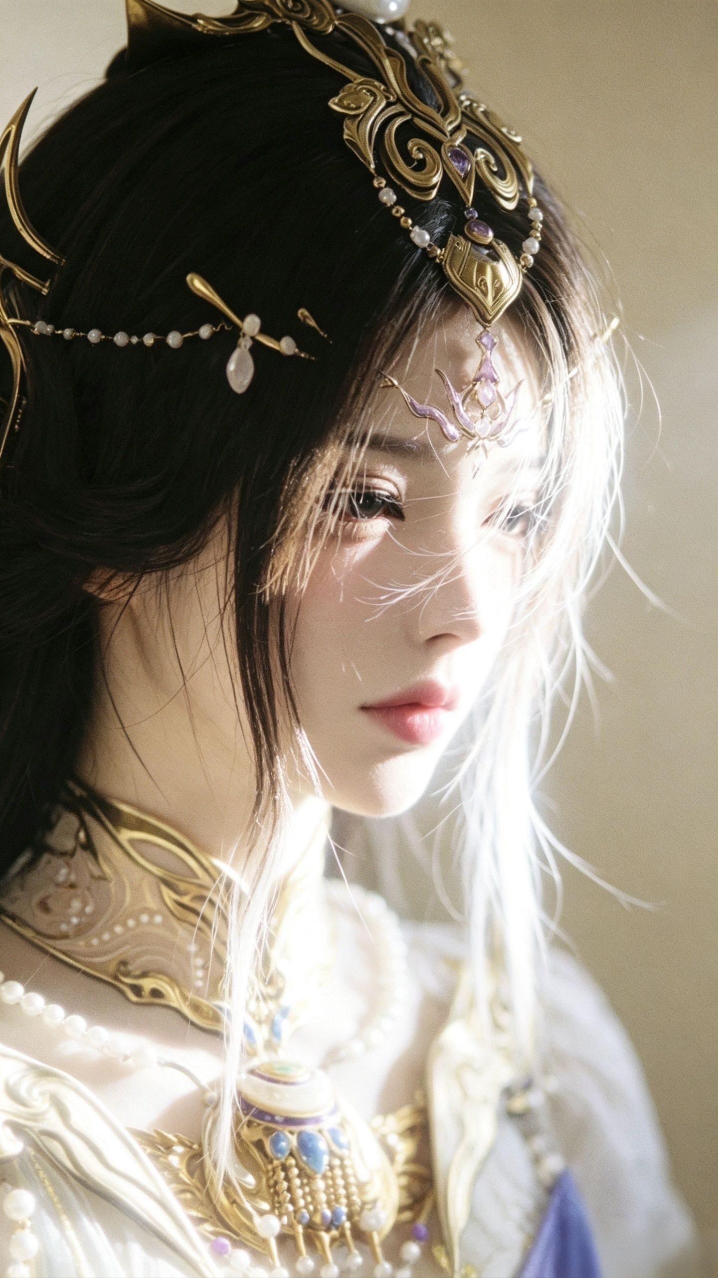 永劫无间 甘璇侧颜壁纸 手机锁屏封面 唯美女孩
