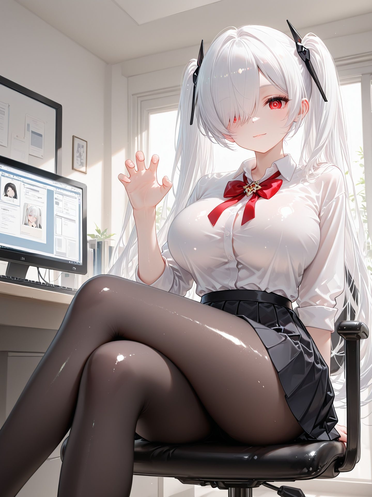 千咲 神里绫华 大卡 游戏壁纸变装版 性感身材 二次元女孩
