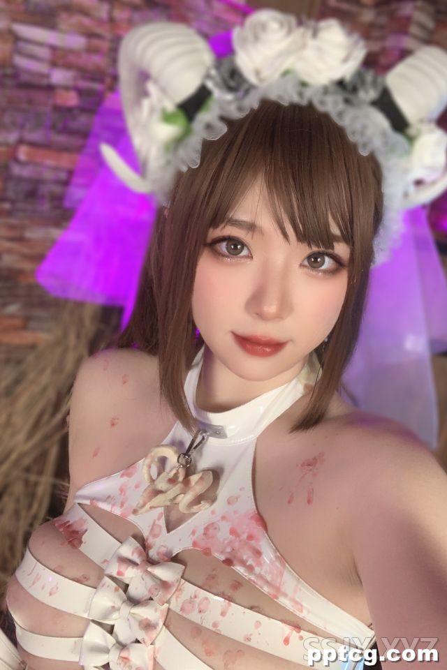 [写真套图]皮皮奶 – 地狱新娘