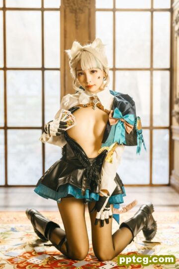 [COS写真][写真套图]慕慕Momo – 原神 琳妮特-皮皮兔动漫