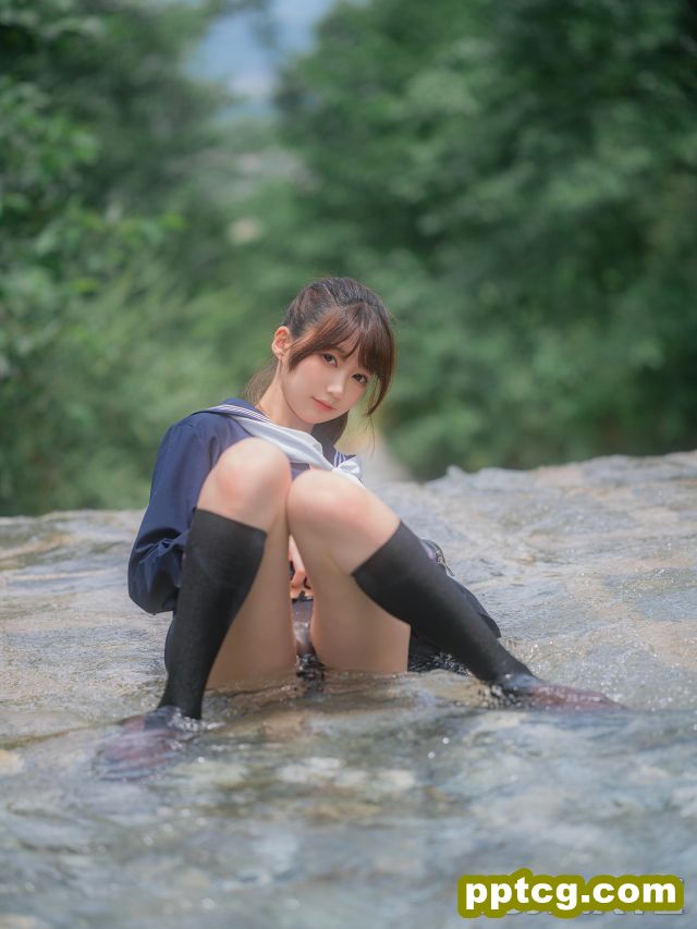 [写真套图]しずく(nagisa魔物喵) – 川で水遊び