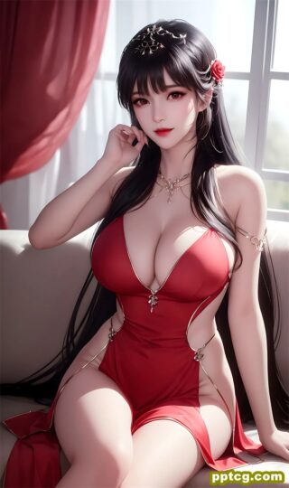 [AI国漫第1269期] [斗罗大陆] [小舞 · 系列二十一] 红色礼服 [61]-皮皮兔动漫
