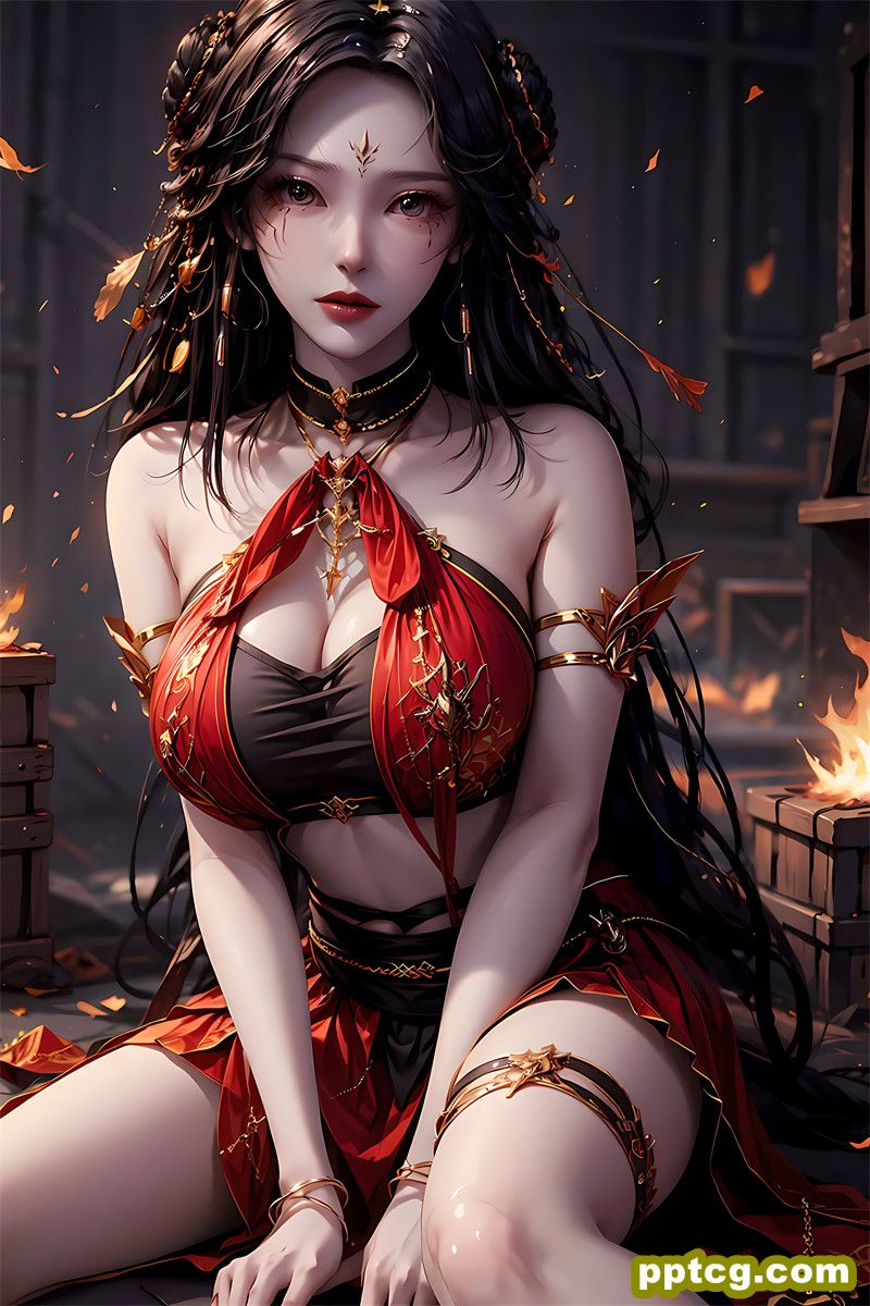 [AI国漫第1326期] [神印王座] [冷筱 · 系列一] 露奶装 [100]
