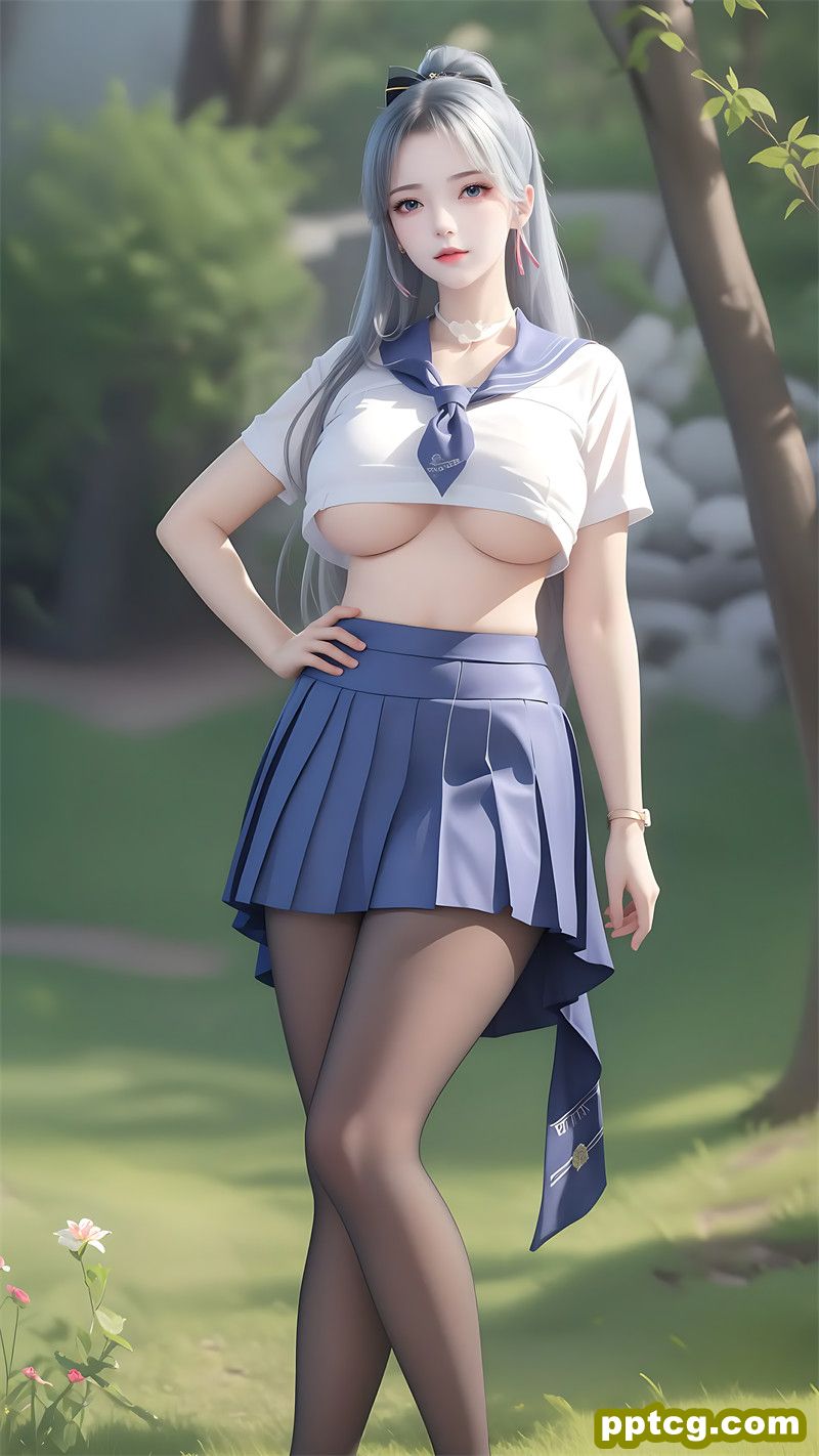 [AI国漫第1340期] [原神] [甘雨*凌华 · 系列一] 制服丝袜 [210]