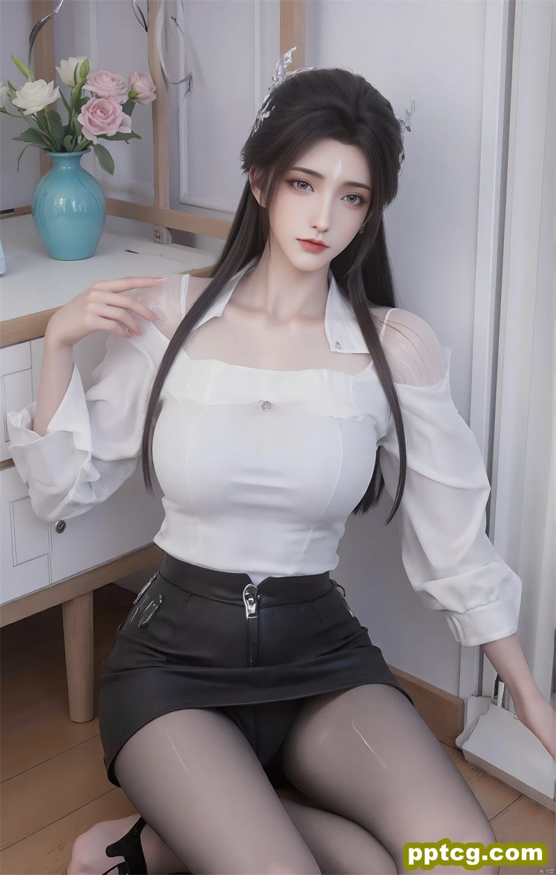 [AI国漫第1573期] [诛仙] [陆雪琪 · 系列二十九] 黑丝OL [86]